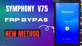 SAMPHONY V75 FRP BYPASS NEW METHOD  frp bypass 2023 [upl. by Eenot]