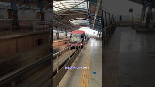 Mumbai Monorail Arrived at Fertiliser township station Chembur Mumbai [upl. by Llednil]