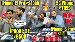 Biggest iPhone Sale Ever 🔥 Cheapest iPhone Market  Second Hand Mobile  iPhone15 Pro S24 ultra [upl. by Dorraj]