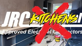 Learn How To Fit A Howdens Kitchen With Me  Electricians Vlog UK [upl. by Nanni]