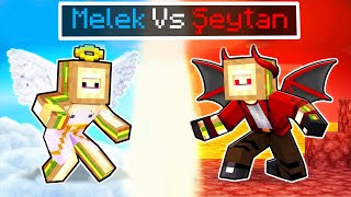 MELEK vs ŞEYTAN TOST  Minecraft [upl. by Llenad]