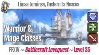 FFXIV Battlecraft Leves Level 35  Limsa Lominsa Eastern La Noscea  A Realm Reborn [upl. by Centeno929]