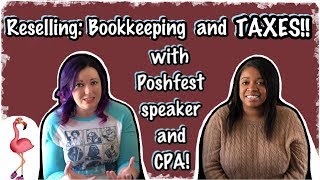 Taxes for Reselling Interview with CPA for Poshmark eBay Mercari [upl. by Shinberg211]