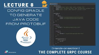 gRPC 8 Config Gradle to generate Java code from protobuf [upl. by Mcmillan]