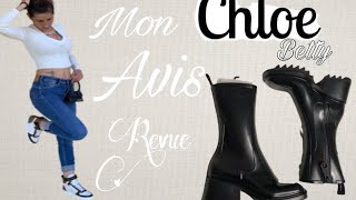 CHLOÉ  Boots BETTY mon avis [upl. by Ahsai990]