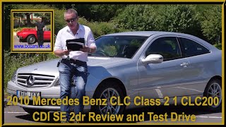 2010 Mercedes Benz CLC Class 2 1 CLC200 CDI SE 2dr  Review and Test Drive [upl. by Jeni]