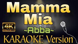 MAMMA MIA by Abba HD KARAOKE Version [upl. by Pam451]