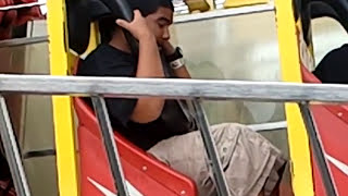 Cousin Matthew on Sky Flyer Ride in Rye Playland NY 08142012 [upl. by Delwin771]