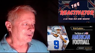 A 65 Year old KIWI reacts and tries to understand  The Rules of American Football [upl. by Edlihtam]