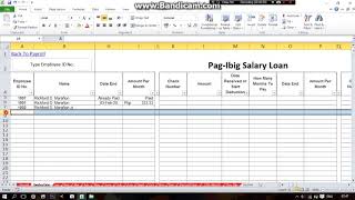 Philippines simple payroll system using excel part2 [upl. by Rufford428]