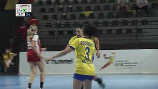 MUNDIAL SUB18 DE HANDEBOL FEMININO 2022  Brasil 16 x 32 Hungria  Melhores Momentos [upl. by Masha]