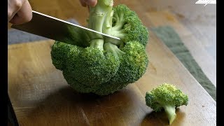 ASMR  Broccoli Cutting Sound [upl. by Bagley]