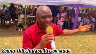 Evang Udochukwu live on stage at Major TU Ugbor burial in Ohaukwu local government [upl. by Manton]