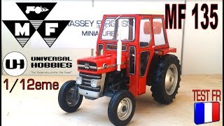 MASSEY FERGUSON 135 ► 116 Universal Hobbies ► Unboxing Présentation ► Tracteur Agricole Miniature [upl. by Astra]