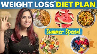 SUMMER DIET PLAN FOR WEIGHT LOSS in Hindi  Upto 5 Kg Fat Loss  By GunjanShouts [upl. by Bernie]