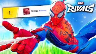 Ce joueur est le meilleur SPIDERMAN de Marvel Rivals  ► Gameplay Necros Ranked Diamant [upl. by Polard348]