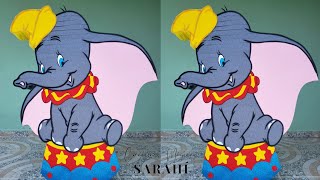 Piñata de Elefante Dumbo 🐘 🎪 Tutorial armado y decorado  Creaciones Mágicas Sarahí [upl. by Assennav]