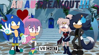 AN AU FREAKOUT Sailor Peace amp Chilled Meet AU Alex amp Dimensional JulieSu  VRChat [upl. by Caressa]