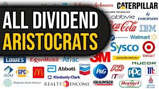 Every Dividend Aristocrat Stock  All 66 Analyzed [upl. by Vinay823]