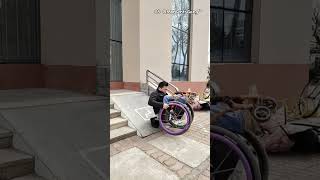 Beginilah Jadinya Arsitektur Buat Jalan Untuk Disabilitas shortvideo facts shorts short respect [upl. by Korry]