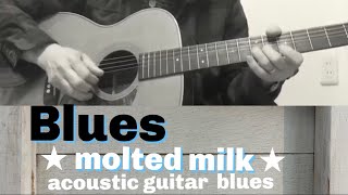 【弾いてみた】Malted milk blues Eric clapton ver ブルース エリッククラプトン バージョン cover delta blues [upl. by Troy]