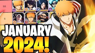 JANUARY 2024 BEST PVE UNITS FOR EACH ATTRIBUTE TIER LIST Bleach Brave Souls [upl. by Hu]