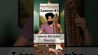 Dilruba Lesson 1  Dilruba Instrument shorts music kirtan gurbani instrumental dilruba [upl. by Yeleek953]