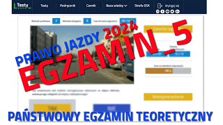 ✅❌Cały egzamin na prawo jazdy 2024❌✅ część 52024 kategoria B [upl. by Eladnor]