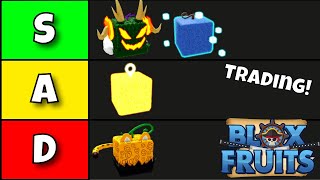 Fruits Trading Value Tier List in Blox Fruits [upl. by Viveca17]