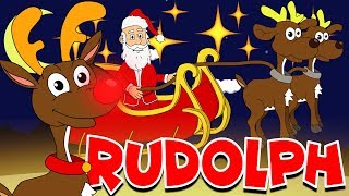 Rudolph The Rednosed Reindeer  Nursery Rhymes And Kids Songs  Puppy Hey Hey [upl. by Alyks]