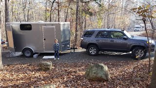 6X12 Cargo Trailer Camper Built for under 5000 [upl. by Rance]