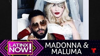 Madonna y Maluma lanzan su primer sencillo “Medellín”  Latinx Now [upl. by Hewett977]