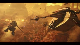 The Battle of Geonosis War Scenes 4K HDR  Star Wars Attack of the Clones [upl. by Patterson]