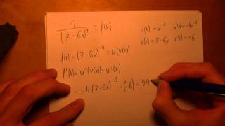 Mathematik  Differentialrechnung  Ableitung über Produktregel und Quotientenregel [upl. by Martens]