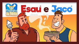 Esau e Jaco  Turminha do Céu  Histórias da Bíblia [upl. by Ecnarret]