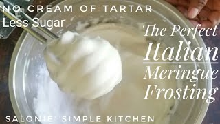 The Perfect Italian Meringue Frosting  Boiled Frosting Recipe  Egg White Frosting [upl. by Swiercz]