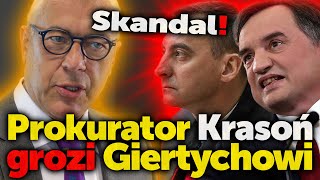 Skandal Prokurator Krasoń grozi Giertychowi Prokuratorzy nie widzą problemu braku rozliczeń [upl. by Euqinahc638]