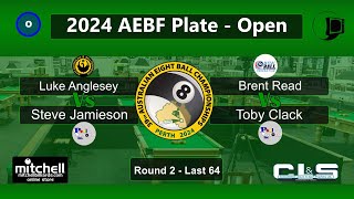 Open  Last 64  AEBF Plate 2024 [upl. by Lenard379]