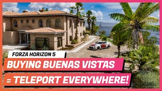 Buying Buenas Vistas House in Forza Horizon 5  Teleport Everywhere [upl. by Vanna]