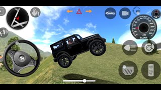 Long Jump Cars Driving 3D Dollar Song Modified Thar Indian Cars Simulator 3D Android Gameplay [upl. by Bbor]