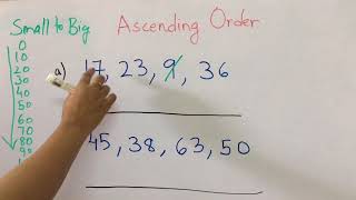 Ascending Order  Mathematics Grade 1  Periwinkle [upl. by Volnay824]