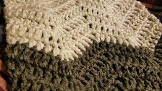 Crochet Stitches  The Wide Chevron Stitch [upl. by Lladnarc296]