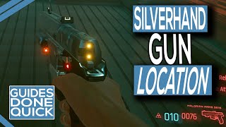 Where To Find Johnny Silverhands Gun In Cyberpunk 2077 [upl. by Airdni]