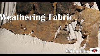 Weathering Fabrics cotton flannel and fake fur [upl. by Viquelia]