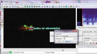 Aegisub karaoke effect  Sakura Automation Lua script [upl. by Leor]