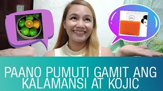 paano pumuti gamit ang calamansi at kojic🙄🙄🙄 [upl. by Pomfret]