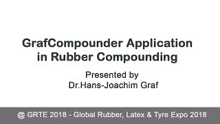 Graf Compounder Software Application in Rubber Compounding [upl. by Nahtanaj]