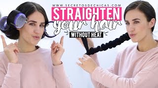 How to straighten your hair without heat  Patry Jordan [upl. by Anifesoj]