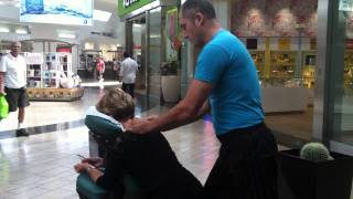 Chair Massage Alejandro [upl. by Artek]