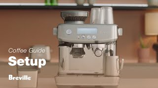 The Barista Pro™  Set up your espresso machine in seven easy steps  Breville USA [upl. by Valente]